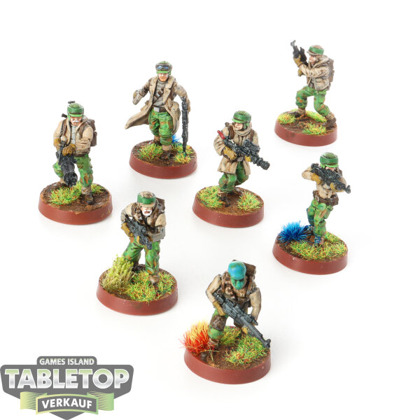 Rebellen - 7 Rebel Troopers Unit Expansion - bemalt