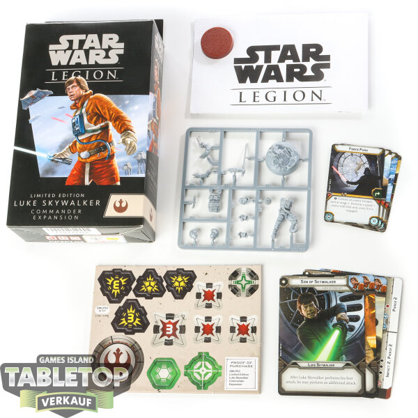 Rebellen - Limited Edition Luke Skywalker Commander Expansion - im Gussrahmen
