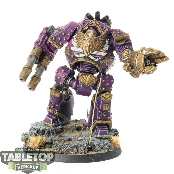 Horus Heresy - Emperors Children Contemptor Dreadnought  - bemalt