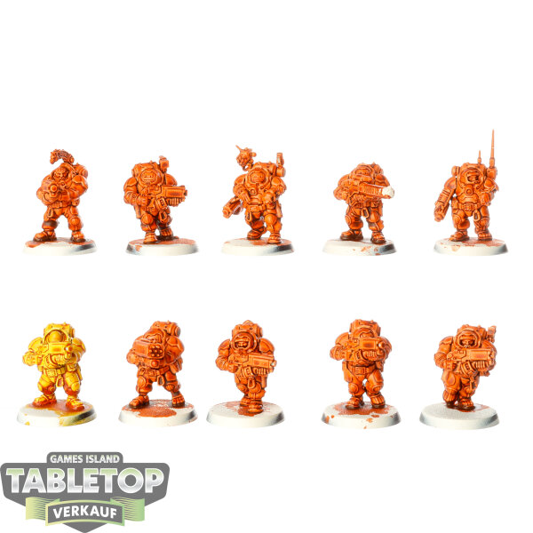 Leagues of Votann - 10x Hearthkyn Warriors - teilweise bemalt