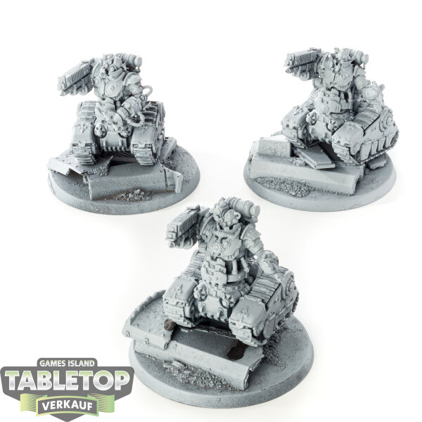 Adeptus Mechanicus - 3x Kataphron Breachers - grundiert