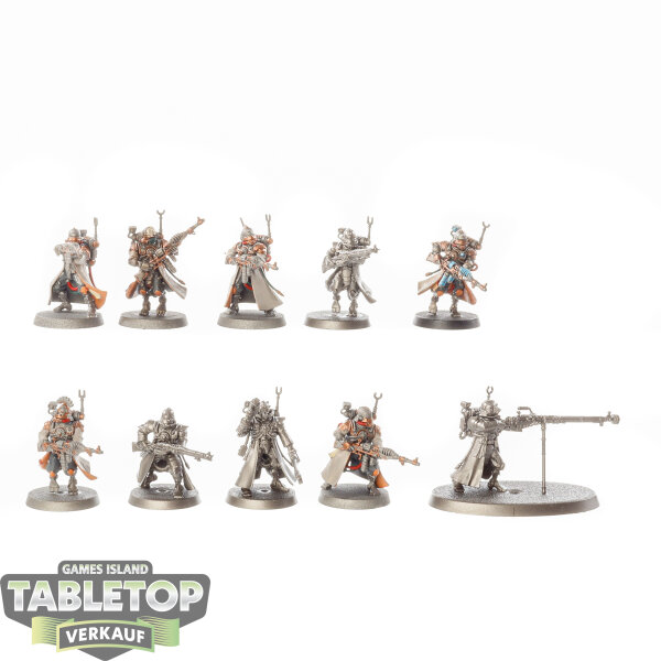 Adeptus Mechanicus - 10x Skitarii - teilweise bemalt