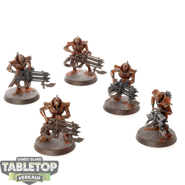 Necrons - 5x Immortals - teilweise bemalt