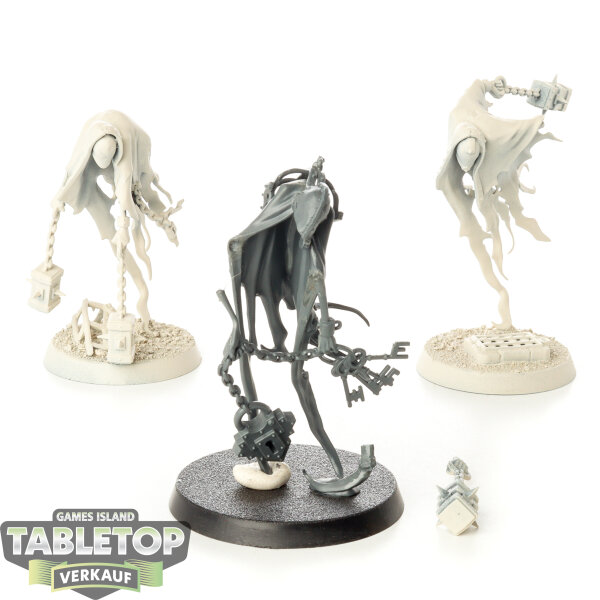 Nighthaunt - 3x Crawlocke the Jailor - teilweise bemalt