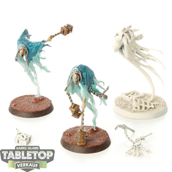 Nighthaunt - 3x Crawlocke the Jailor - teilweise bemalt