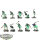 Nighthaunt - 10x Chainrasp Hordes - teilweise bemalt