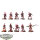 Drukhari - 10x Kabalite Warriors - teilweise bemalt