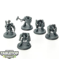 Space Marines - 5x Terminator Assault Squad - grundiert