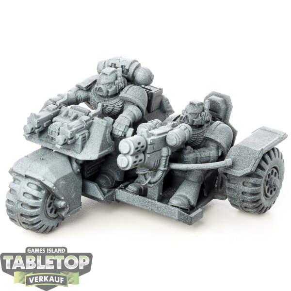 Space Marines - Attack Bike - grundiert