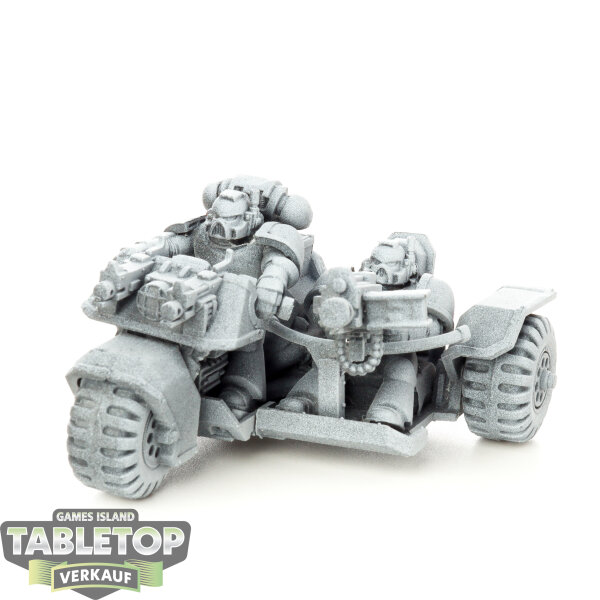 Space Marines - Attack Bike - grundiert