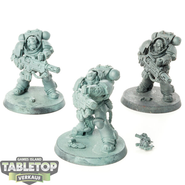Space Marines - 3x Primaris Eradicators - grundiert