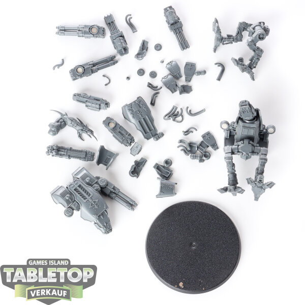 Adeptus Titanicus - 2 Warhound Scout Titans - teilweise gebaut