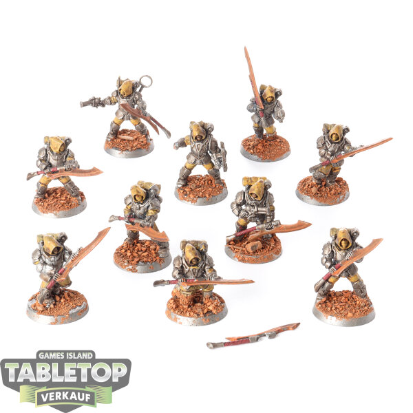 Astra Militarum - 10x Militarum Tempestus Scions - Genestealer Cults - bemalt