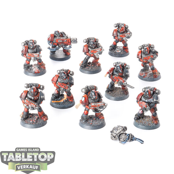 Space Marines - 10x Tactical Squad klassisch - bemalt
