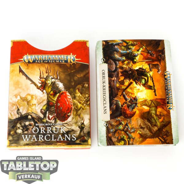Orruk Warclans - Warscroll Cards 3rd Edition - deutsch