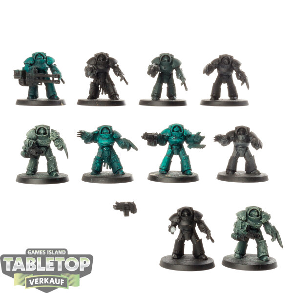 Horus Heresy - 10x Legion Tartaros Terminator Squad - teilweise bemalt