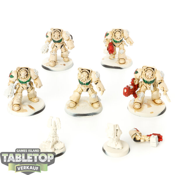 Dark Angels - 5x Terminator Squad - teilweise bemalt