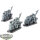 Dark Angels - 3 Ravenwing Black Knights - unbemalt