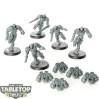 Space Marines - 5x Jump Pack Intercessors - unbemalt
