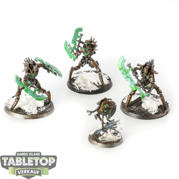 Necrons - 4 Skorpekh Destroyers - bemalt