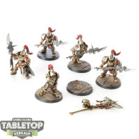 Adeptus Custodes - 5 Custodian Guard Squad - bemalt
