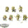Death Guard - 7 x Plague Marines - teilweise bemalt