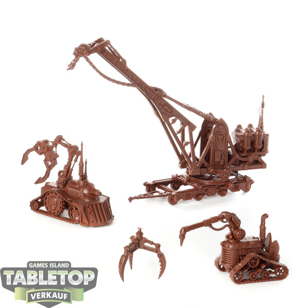 Gelände - Warhammer 40k - Sector Mechanicus: Galvanic Servohaulers - unbemalt