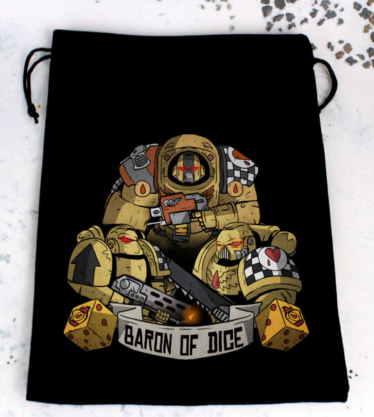Baron of Dice - Premium Black Dice Bags - Bleeding Hearts