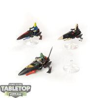 Aeldari - 3x Windriders klassisch - teilweise bemalt