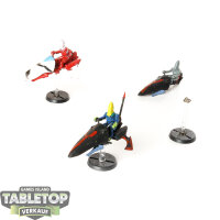 Aeldari - 3x Windriders klassisch - teilweise bemalt