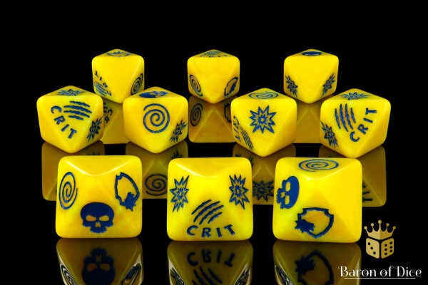 Baron of Dice - Claws D8 Dice Set (10)