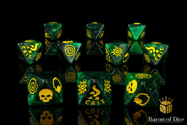 Baron of Dice - Mad Doc D8 Dice Set (10)