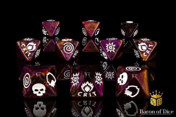 Baron of Dice - Sunburst D8 Dice Set (10)