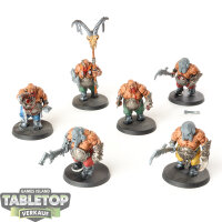 Ogor Mawtribes - 6 x Ogor Gluttons - teilweise bemalt