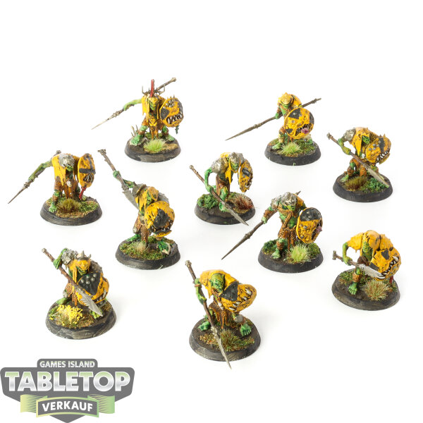Orruk Warclans - 10 Gutrippaz - teilweise bemalt