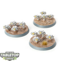 Necrons - 3 Canoptek Scarabs - bemalt