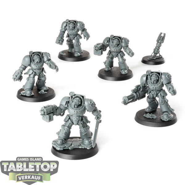 Space Marines - 5x Terminator Squad - unbemalt