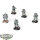 Space Marines - 5x Primaris Infiltrators - teilweise bemalt
