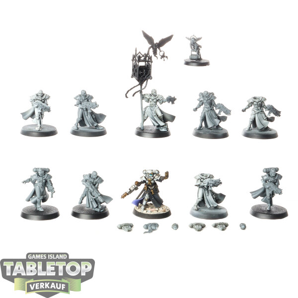 Adepta Sororitas - 10x Adepta Sororitas Battle Sisters Squad - unbemalt