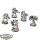 Space Marines - 5 Devastator Squad klassisch - bemalt