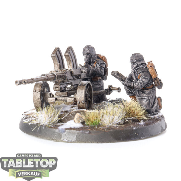 Astra Militarum - Death Korps of Krieg Heavy Stubber Team - bemalt
