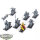Kingdom of Bretonnia - 7 x Knights of the Realm - teilweise bemalt