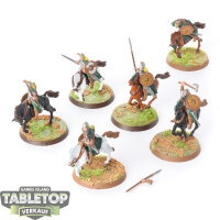 HdR Figuren - Gut - 6 x Riders Of Rohan - teilweise bemalt