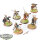 HdR Figuren - Gut - 6 x Riders Of Rohan - teilweise bemalt