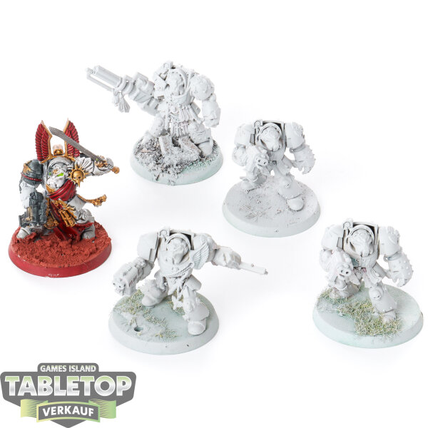 Dark Angels - 5 x Deathwing Terminator Squad klassisch - teilweise bemalt