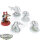 Dark Angels - 5 x Deathwing Terminator Squad klassisch - teilweise bemalt