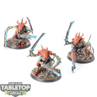 Tyraniden - 3x Tyranid Warriors - bemalt