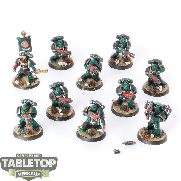 Space Marines - 10x Tactical Squad - bemalt