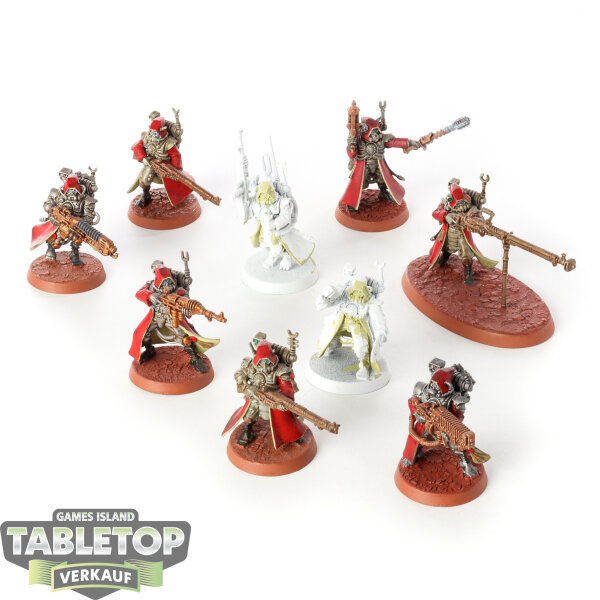 Adeptus Mechanicus - 9 Skitarii Ranger - teilweise bemalt