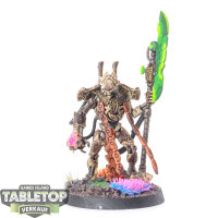 Necrons - Overlord with Tachyon Arrow - bemalt